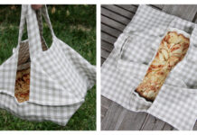 Linen Pie Carrier Tote Free Sewing Pattern