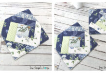 Quilt As You Go Hot Pad Free Sewing Pattern and Video Tutorial