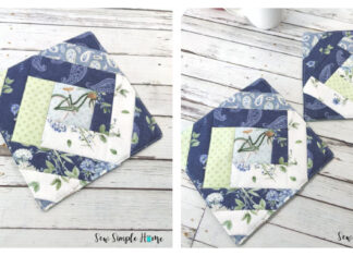Quilt As You Go Hot Pad Free Sewing Pattern and Video Tutorial