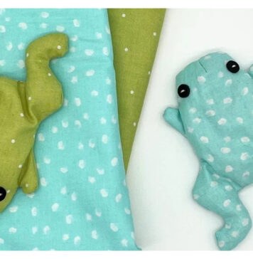 Stuffed Frog Sewing Pattern