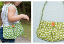 Little Girls Pleated Purse Free Sewing Pattern