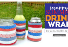 Scrappy Adjustable Summer Drink Wrap Free Sewing Pattern