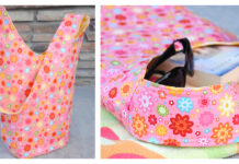 Summertime Beach Bag Tote Free Sewing Pattern