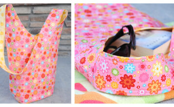 Summertime Beach Bag Tote Free Sewing Pattern