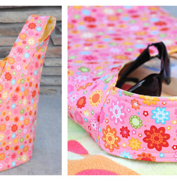 Summertime Beach Bag Tote Free Sewing Pattern
