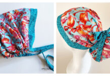 Long Hair Scrub Cap Free Sewing Pattern