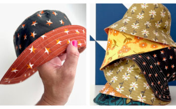 Reversible Bucket Hat Free Sewing Pattern and Video Tutorial