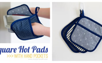 Square Hot Pads Free Sewing Pattern