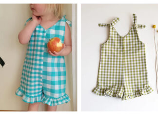 Children's Junie Romper Sewing Pattern