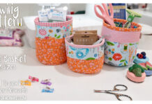 Fabric Basket Free Sewing Pattern