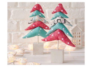 Fabric Christmas Tree Free Sewing Pattern