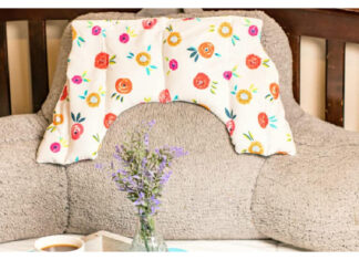 Heating Pad for Neck and Shoulders Free Sewing Pattern