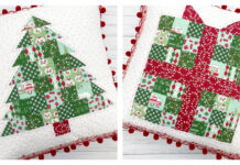 Patchwork Christmas Pillows Free Sewing Pattern