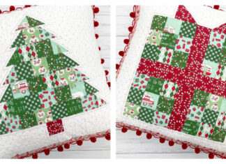 Patchwork Christmas Pillows Free Sewing Pattern