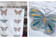 Reverse Applique Butterfly Template Free Sewing Pattern