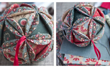 Vintage Christmas Ball Free Sewing Pattern