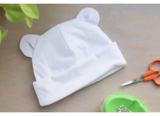 Baby Bear Hat Free Sewing Pattern