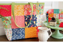 Easy Charm Pack Tote Free Sewing Pattern