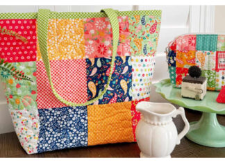 Easy Charm Pack Tote Free Sewing Pattern