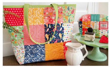 Easy Charm Pack Tote Free Sewing Pattern