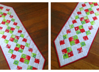 Easy Christmas Table Runner Free Sewing Pattern