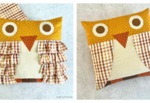 Fall Owl Pillow Free Sewing Pattern