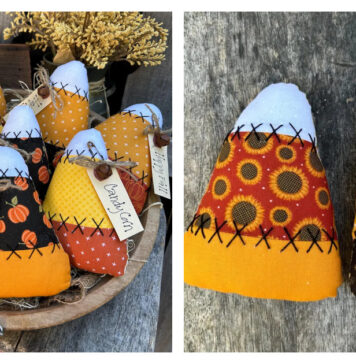 Halloween Candy Corn Sewing Pattern