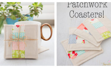 Patchwork Coasters Free Sewing Pattern