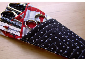 Quilted Scissors Holder Free Sewing Pattern
