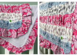 Ruffled Baby Lovey Free Sewing Pattern