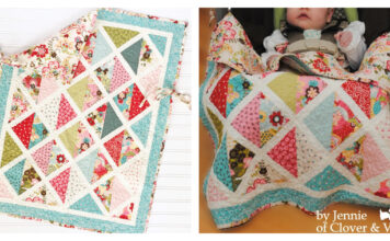 Sophie Car Seat Quilt Free Sewing Pattern