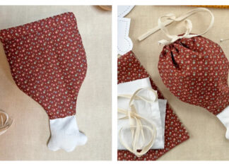 Turkey Leg Treat Bag Free Sewing Pattern